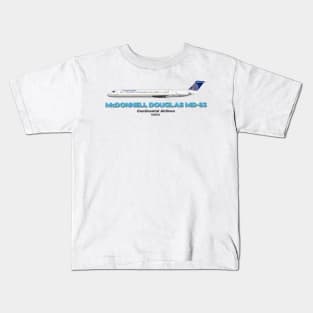 McDonnell Douglas MD-83 - Continental Airlines Kids T-Shirt